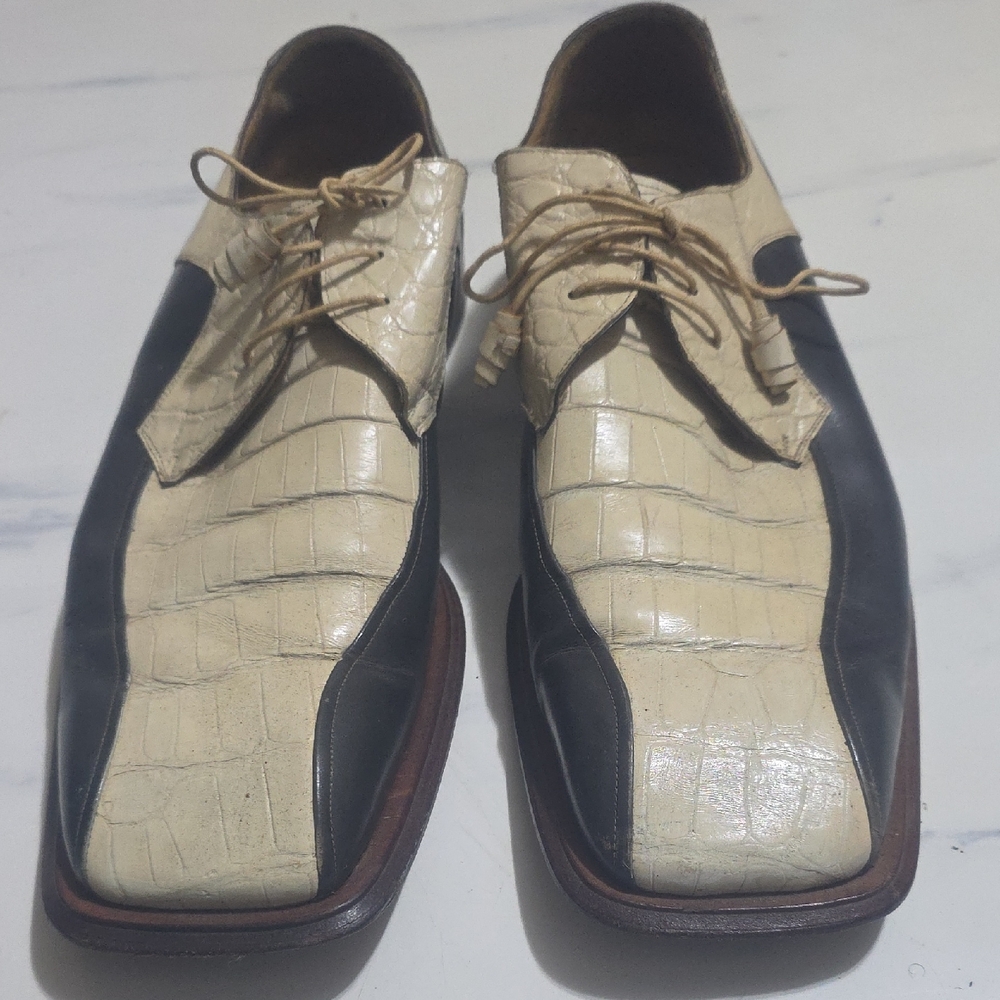 Mens Mezland Alligator Shoes Size 14